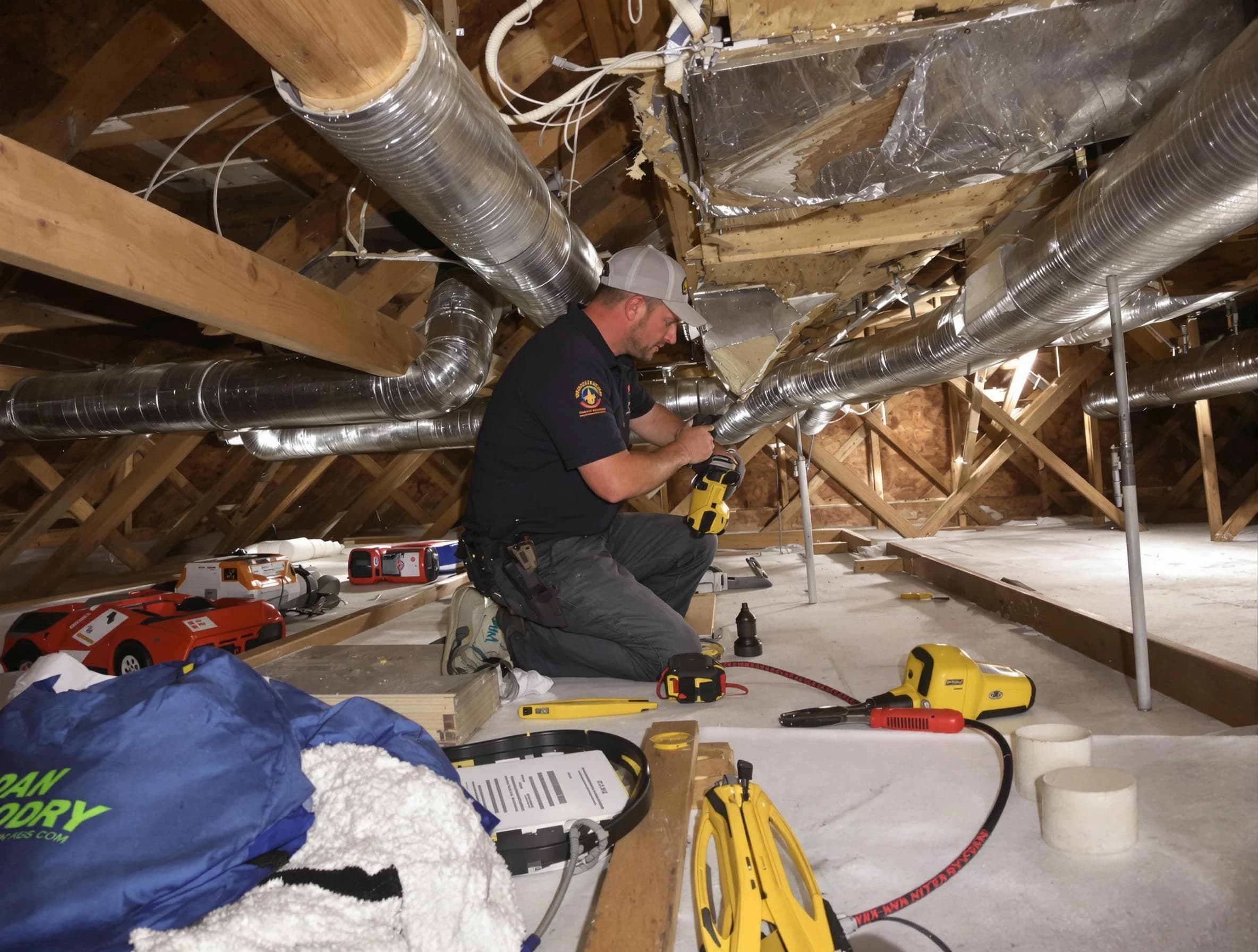 Professional air duct repair by Sheridan Air Duct Cleaning in Sheridan