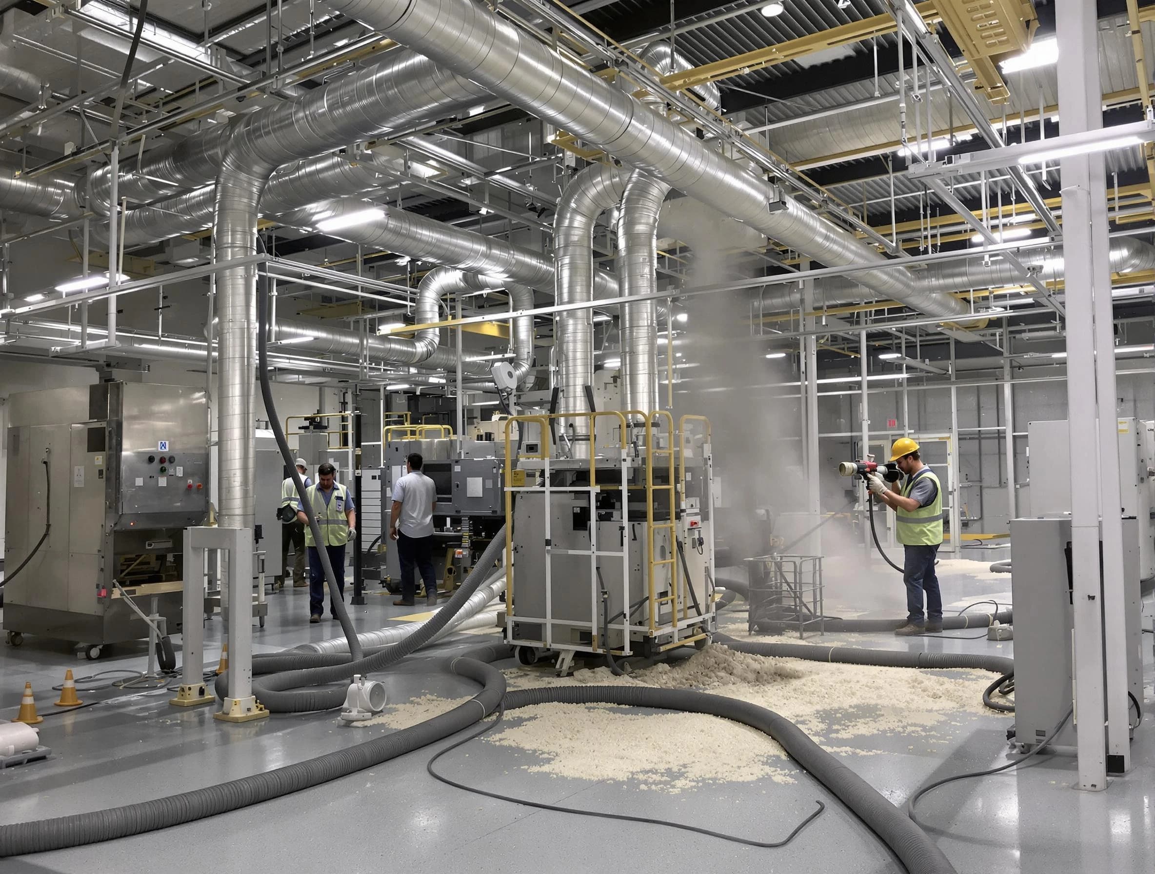 Heavy-duty industrial duct cleaning by Sheridan Air Duct Cleaning in Sheridan