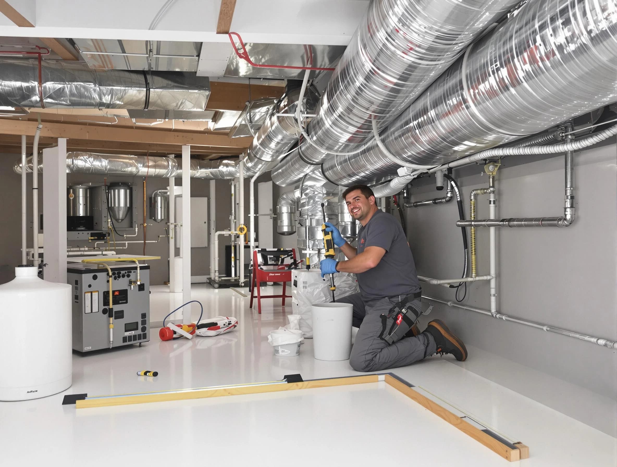 Professional duct sealing service by Sheridan Air Duct Cleaning in Sheridan