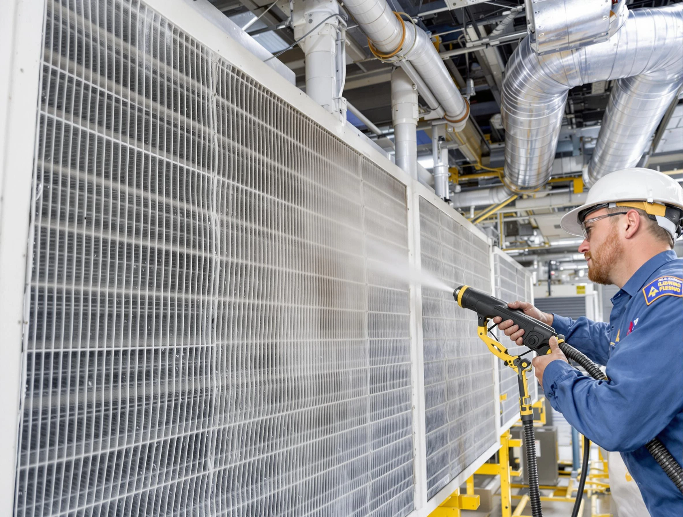 Professional commercial coil cleaning by Sheridan Air Duct Cleaning in Sheridan