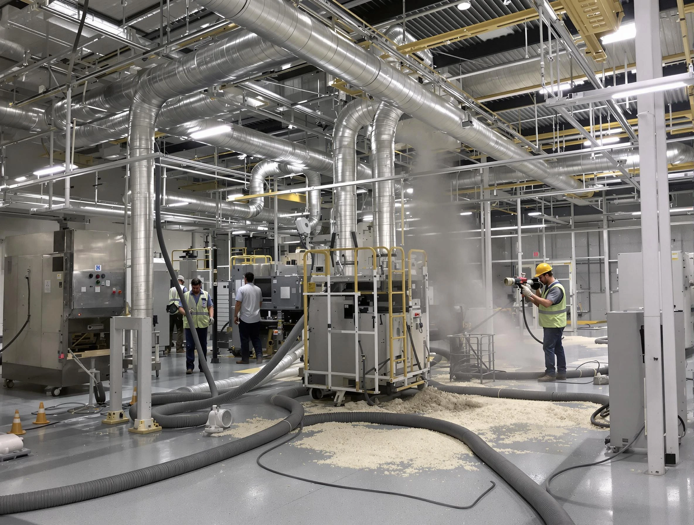 Heavy-duty industrial duct cleaning by Sheridan Air Duct Cleaning in Sheridan